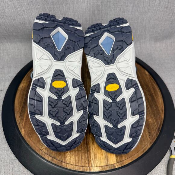 Hoka One One Kaha 2 Women's Size 8.5 Goretex Waterproof Blue Mid Boots Shoes - Picture 6 of 6